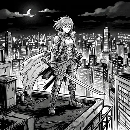 Ink Manhwa style